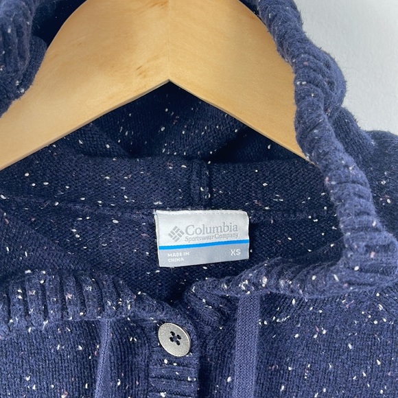 Columbia Knit Hooded Pullover Sweater - XS - Picture 3 of 4